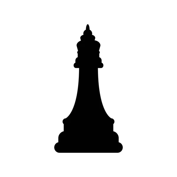 Chess piece bishop — Stock Vector