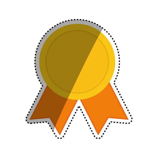 Medaile za udělení stuhy — Stockový vektor