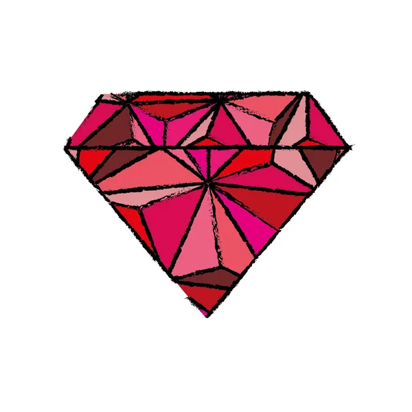 Diamante joyas de lujo — Vector de stock