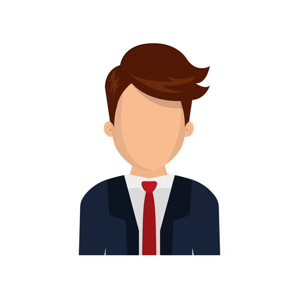 Businessman executive profile — Stock Vector