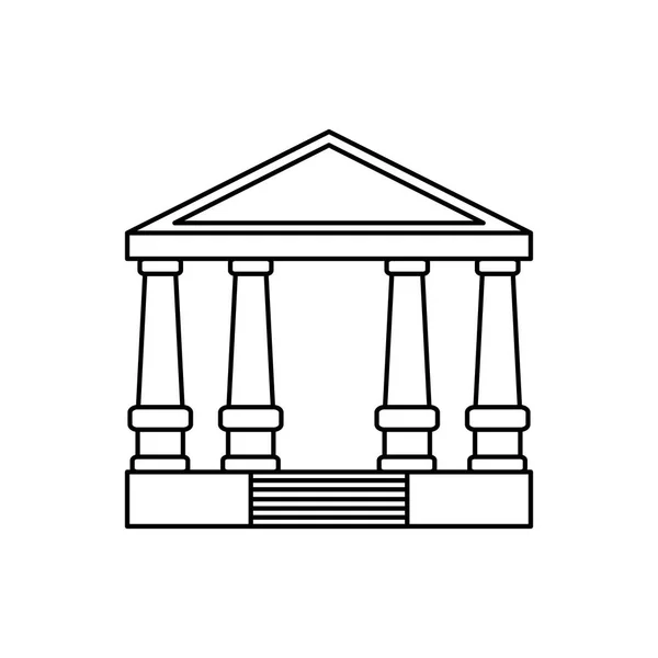 Símbolo del edificio — Archivo Imágenes Vectoriales