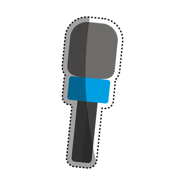 Profesionální zařízení mikrofon — Stockový vektor
