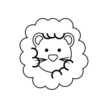 Tatlı aslan çizgi filmi.