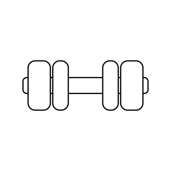 Γυμναστήριο βάρος αλτήρα — Διανυσματικό Αρχείο