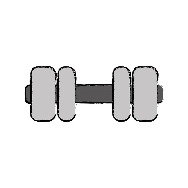 Gym weigth dumbbell — Stock Vector