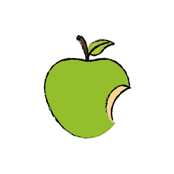 Fruta de manzana deliciosa — Vector de stock