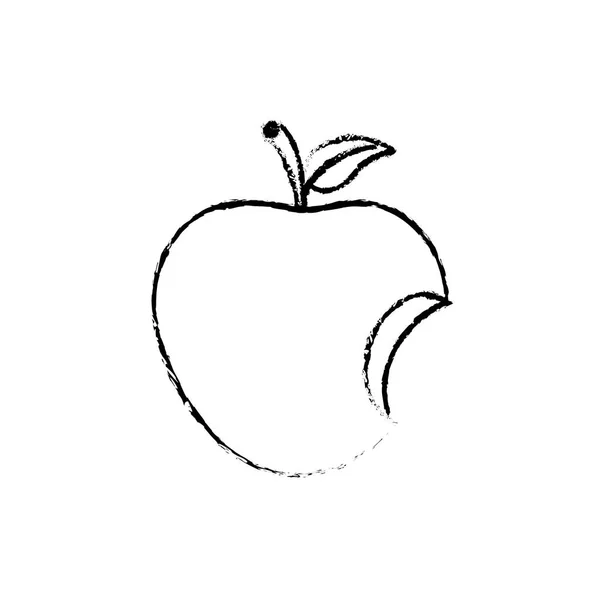 Deliciosa fruta de maçã —  Vetores de Stock