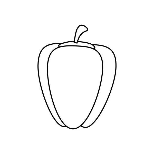 Légume poivre frais — Image vectorielle