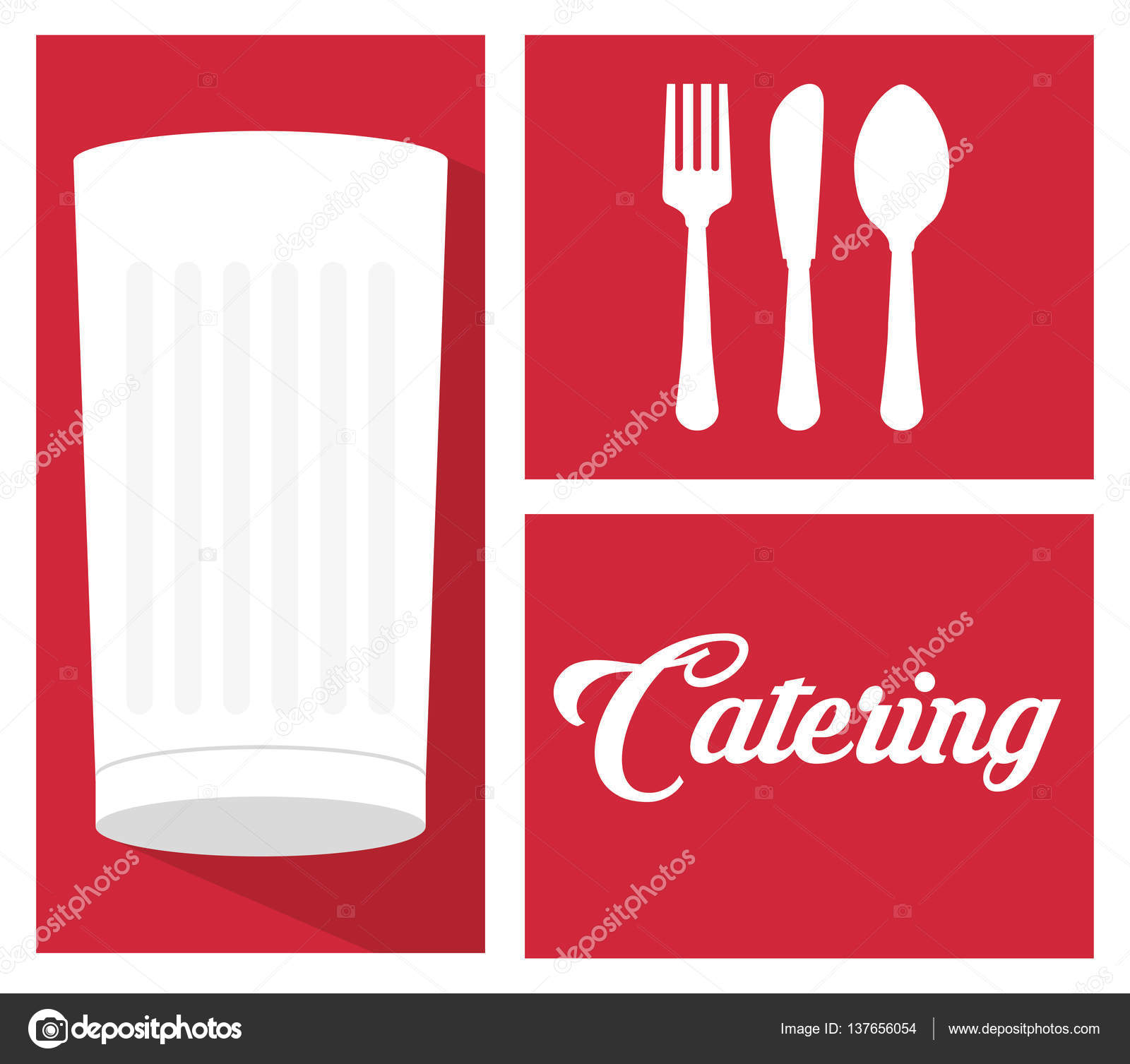 fork knife and spoon catering