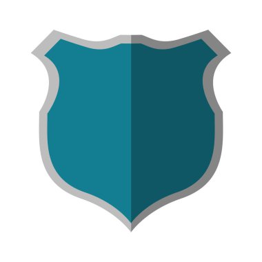 Mavi kalkan koruma güvenlik gölge