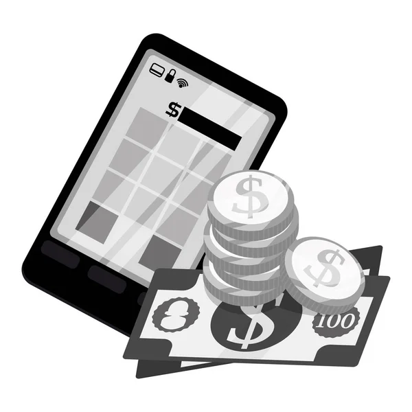 Économie de paiement icône image — Image vectorielle