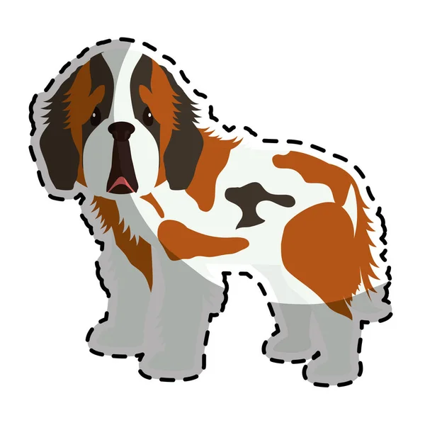 ภาพไอคอนสายพันธุ์สุนัข — ภาพเวกเตอร์สต็อก