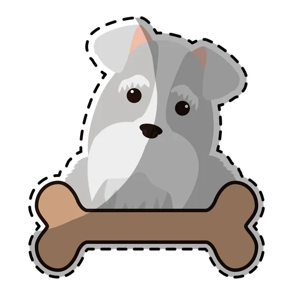 Hund rasen ikonbild — Stock vektor