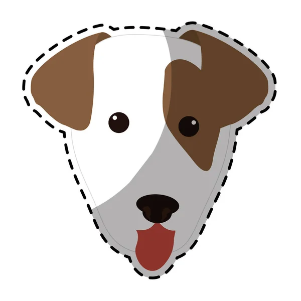 Perro crianza icono imagen — Vector de stock