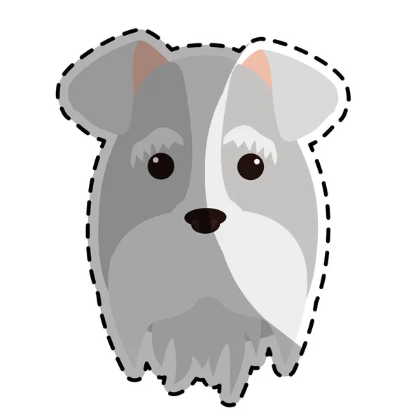 Perro crianza icono imagen — Vector de stock