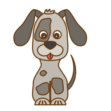 karikatür köpek simgesi