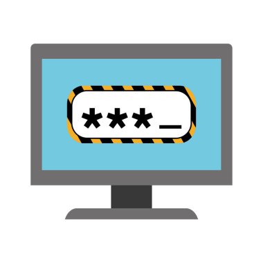 Internet güvenlik ilgili simgeler resim