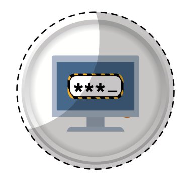 Internet güvenlik ilgili simgeler resim