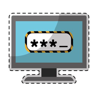 Internet güvenlik ilgili simgeler resim