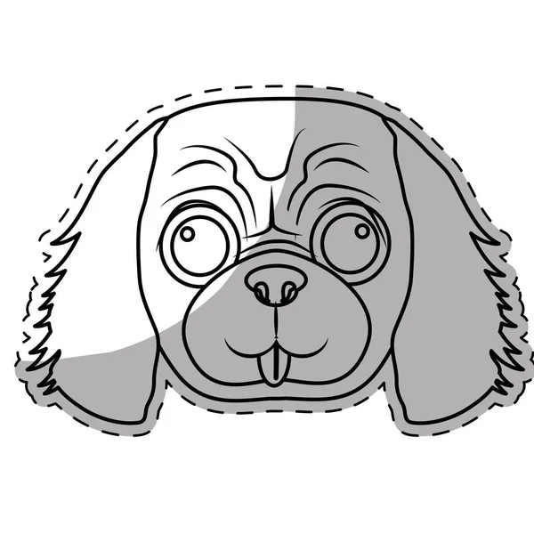 Perro crianza icono imagen — Archivo Imágenes Vectoriales