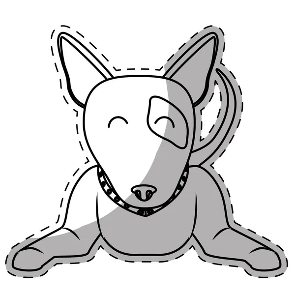 Hund rasen ikonbild — Stock vektor