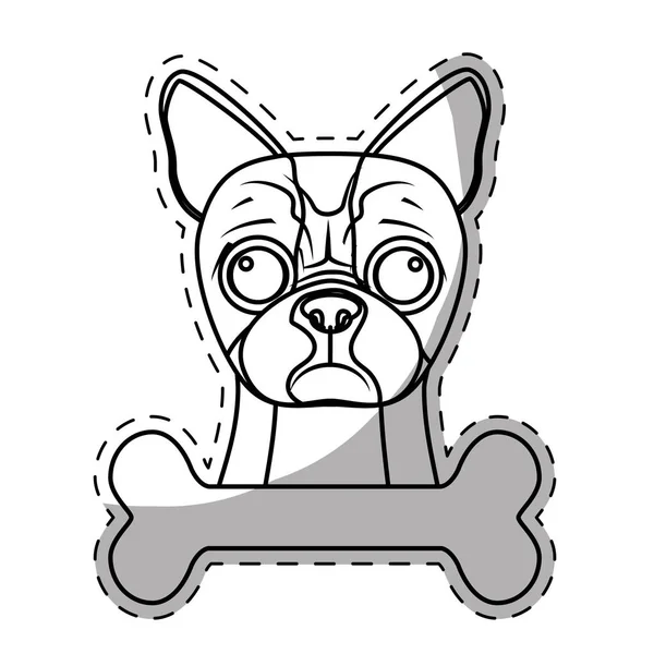 Perro crianza icono imagen — Vector de stock