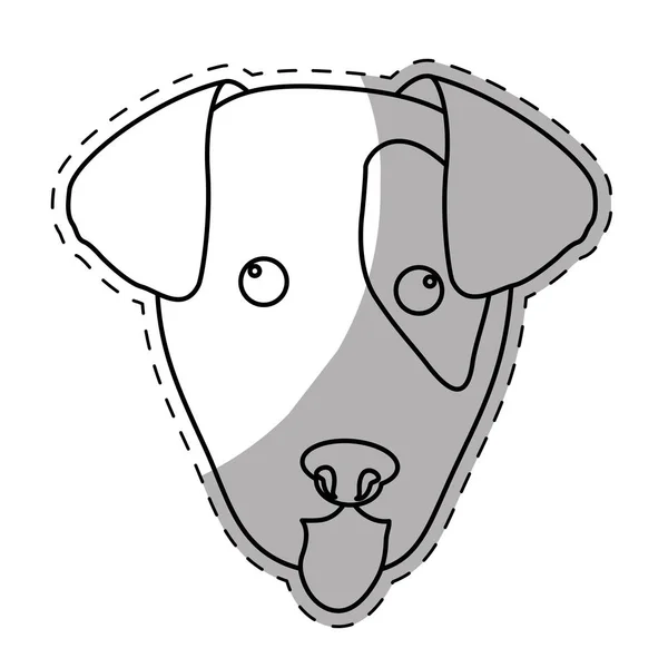 Pies rasy ikona obrazu — Wektor stockowy