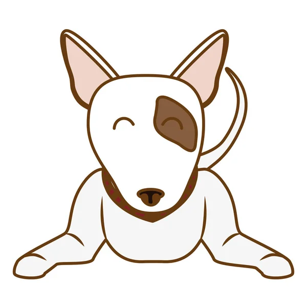 Tecknad hund ikonen — Stock vektor