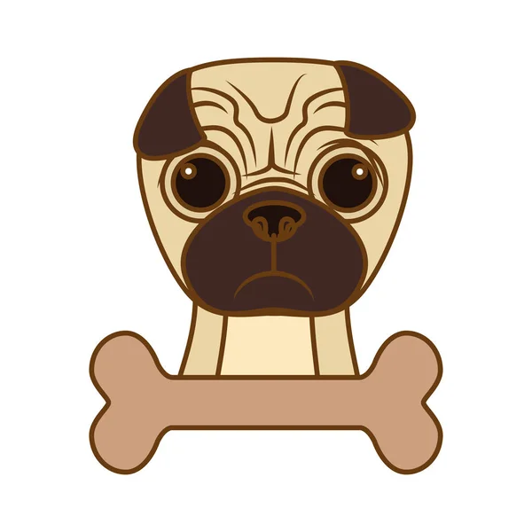 Ícone do cão dos desenhos animados — Vetor de Stock