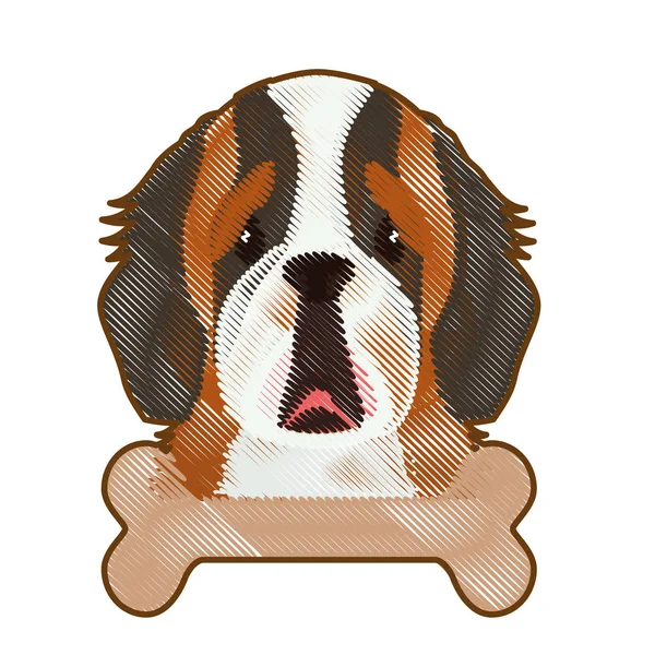 ไอคอนสุนัขการ์ตูน — ภาพเวกเตอร์สต็อก