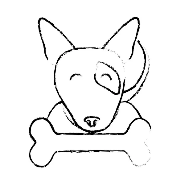 Obrázek ikony rodokmen psa plemene — Stockový vektor