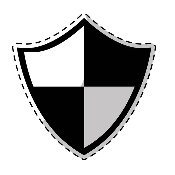 Imagen icono de escudo — Vector de stock