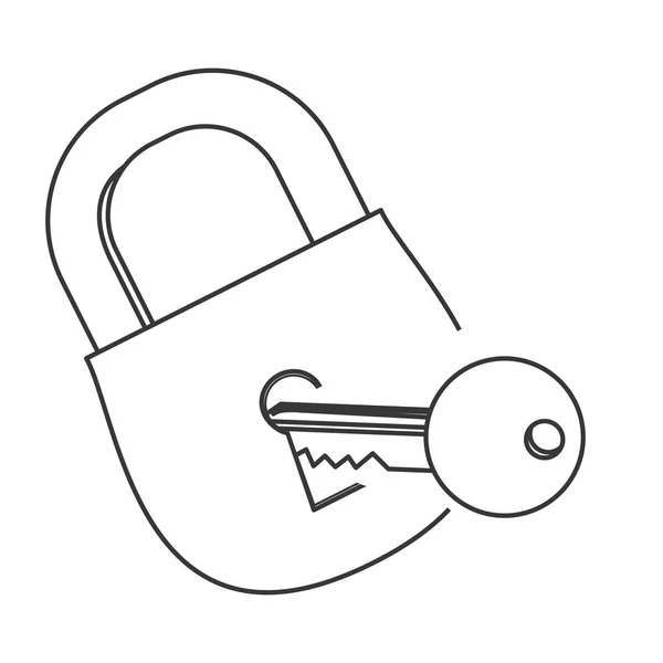 Icono de candado de seguridad — Vector de stock