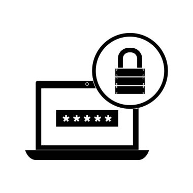 Internet güvenlik ilgili simgeler resim