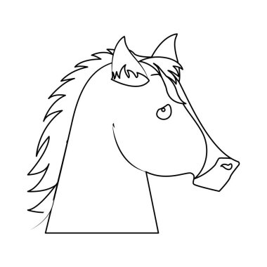 horse equine icon image clipart