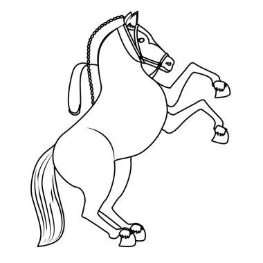 horse equine icon image clipart