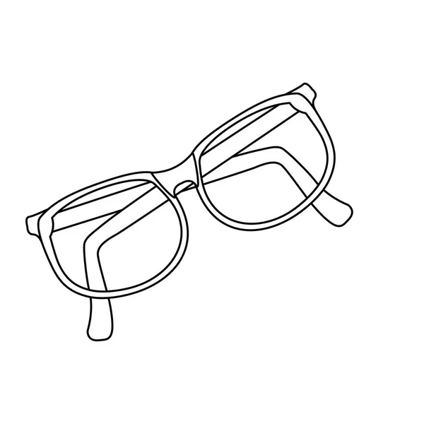 Icono accesorio gafas — Archivo Imágenes Vectoriales