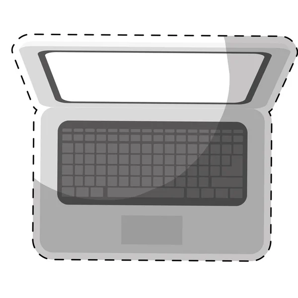 Ícone do computador portátil — Vetor de Stock