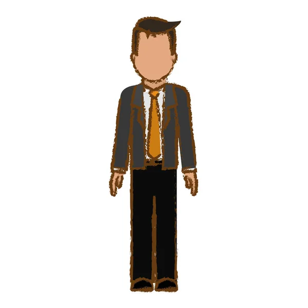 Hombre de negocios icono imagen — Vector de stock