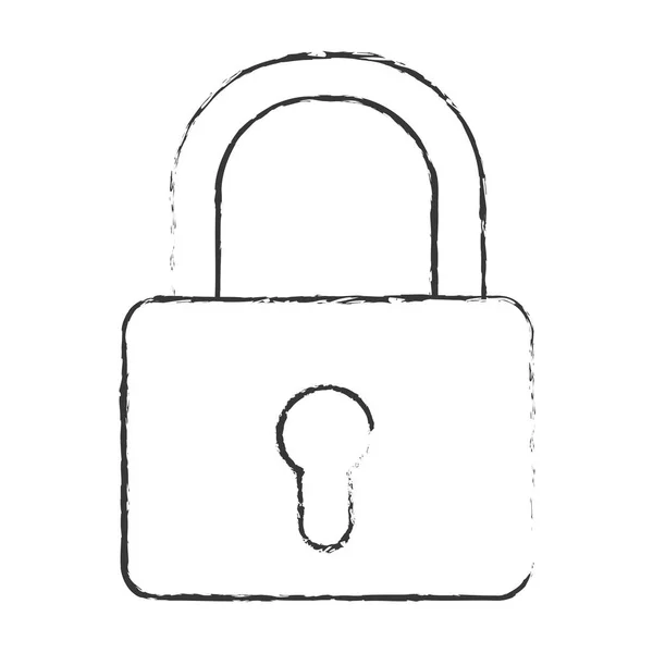 Padlock icon image — Stock Vector