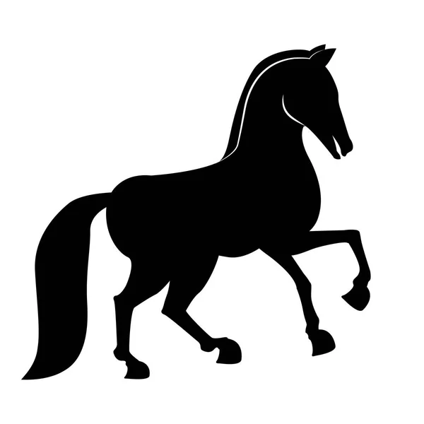 Icono animal caballo — Vector de stock