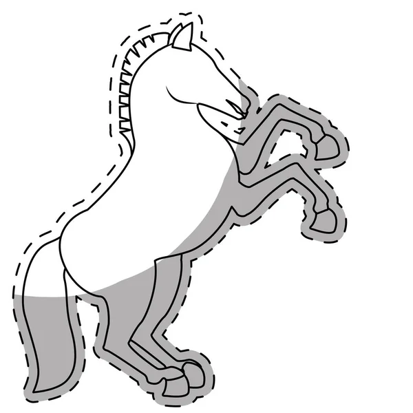 Obraz ikony koni koń — Wektor stockowy