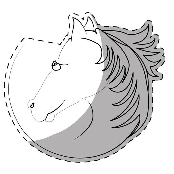 Иконка лошади — стоковый вектор