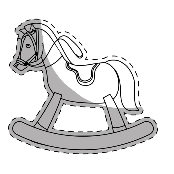 Άλογο ιπποειδών εικονίδιο εικόνας — Διανυσματικό Αρχείο