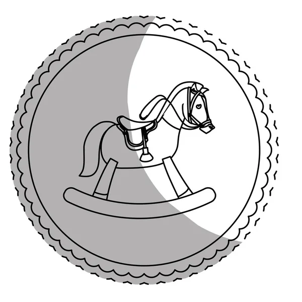 Obraz ikony koni koń — Wektor stockowy