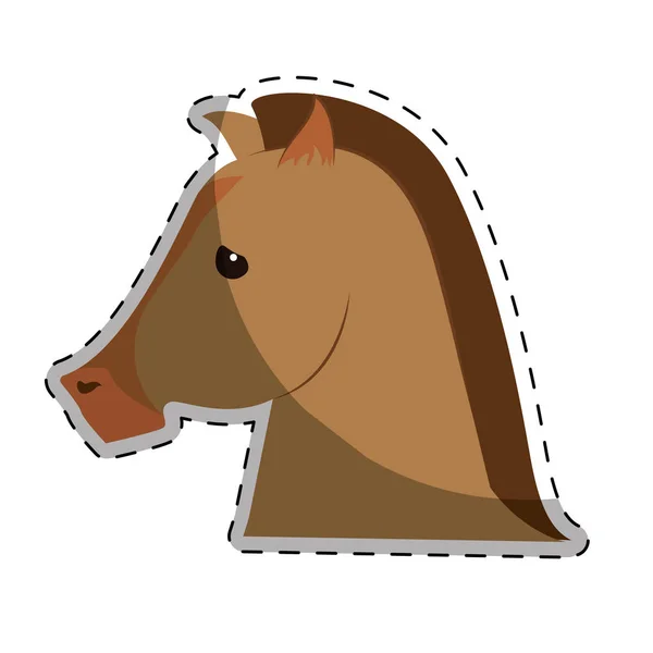 Иконка лошади — стоковый вектор