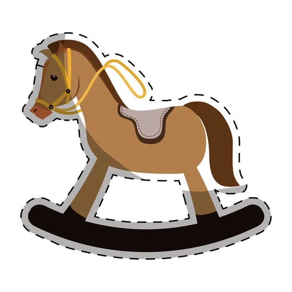 Зображення значка кінь рівнодення — стоковий вектор
