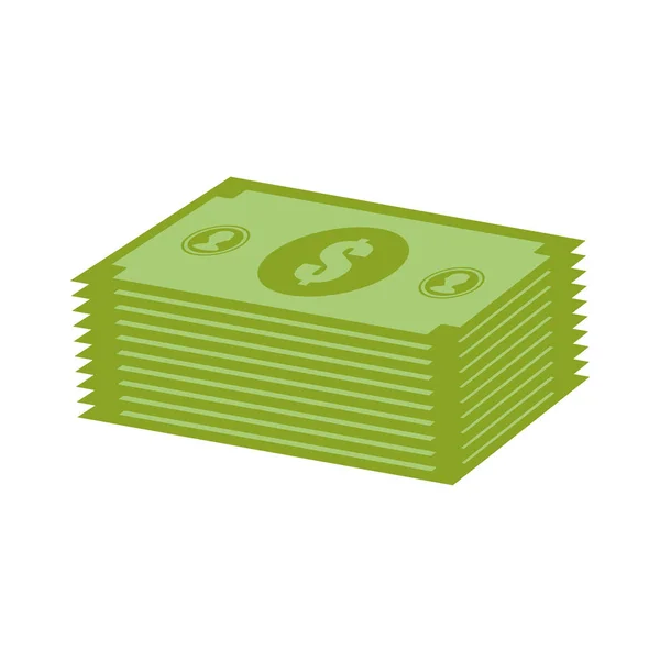Diseño de billetes de dinero — Vector de stock