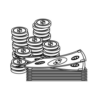 para faturaları ve madeni paralar