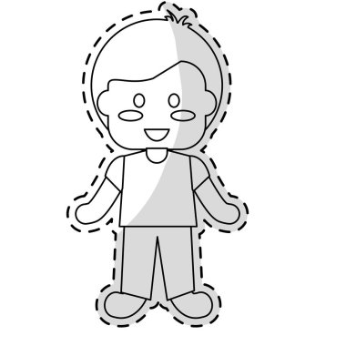 güzel bir çocuk simgesi